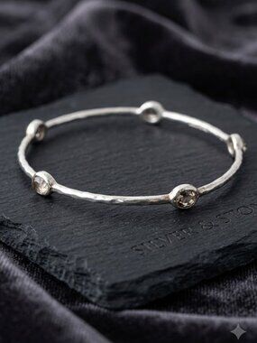 Ippolita Rock Candy 5 Stone Clear Crystal Bangle